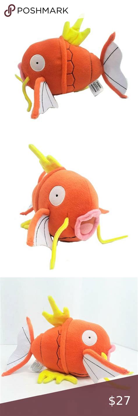Tomy Pokemon Magikarp Plush Toy 9″ Orange Fish Orange Fish Plush Toy