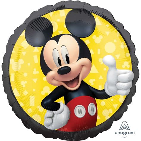 Round Mickey Mouse Forever Standard Hx Foil Balloon 45cm