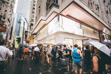 Shopping On Causeway Bay In Hong Kong China Editorial Photo Image Of