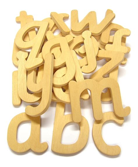 Lower Case Wooden Letters Set Of 26 Bambino Planet