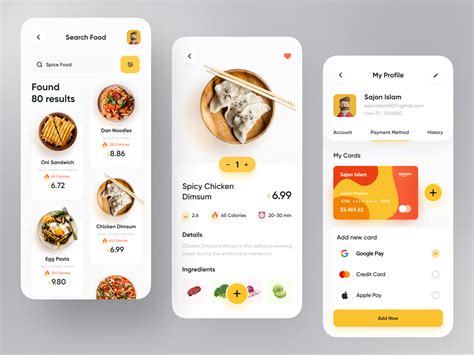 Maybe you would like to learn more about one of these? Food Delivery App by Sajon for Fireart Studio on Dribbble