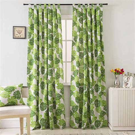 Green And White Curtains Curtains And Drapes