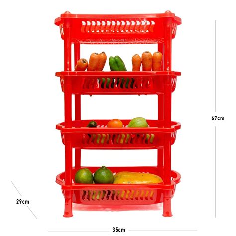 Arihant Plastic Prime Grade Kitchen Rack Square For Household Size