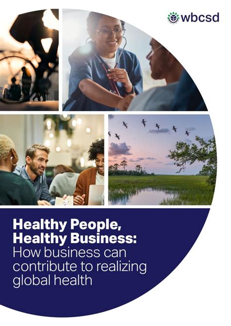 Health And Wellbeing World Business Council For Sustainable