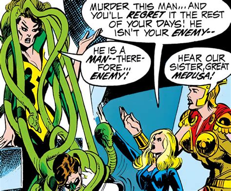 Priestess Medusa And Her Harpies And Amazons Dc Comics Profile