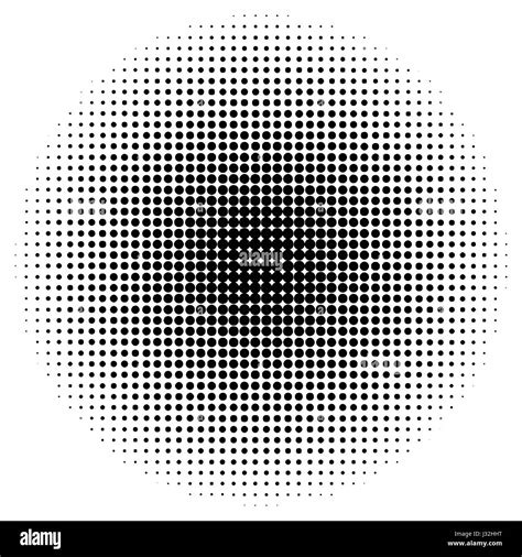 Circle Dot Halftone Stock Vector Images Alamy