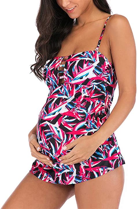 Tankini Maternity Swimsuits For Women Plus Size Swimwear
