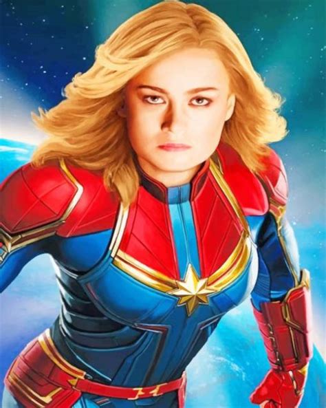 Carol Danvers Captain Marvel NEW Paint By Numbers Paint By Numbers