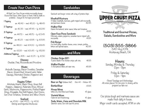 Upper Crust Pizza