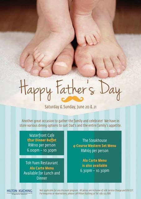 Father S Day Promotion At Hilton Hotel Kuching Malaysian Foodie