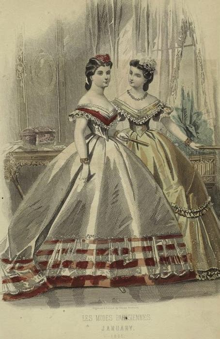 The trim lines were very popular for most of the 1860's as shown above. Civil War Era Clothing: Civil War Era Fashion Plate ...