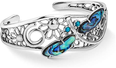 Sterling Silver Abalone Dragonfly Bangle Bracelet Philipshigh Co Uk