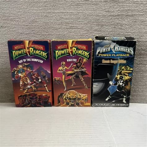 Mighty Morphin Power Rangers Day Of The Dumpster High Five Black Ranger