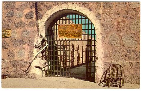 Arizona Yuma Territorial Prison Cell Block Gate 1964