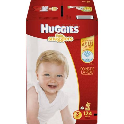 Huggies Little Snugglers Diapers Size 3 124 Diapers