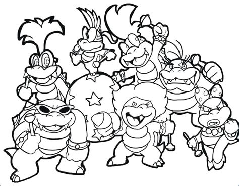 Click on the coloring page to open in a new window and print. Super Mario Bros Wii Coloring Pages at GetColorings.com ...