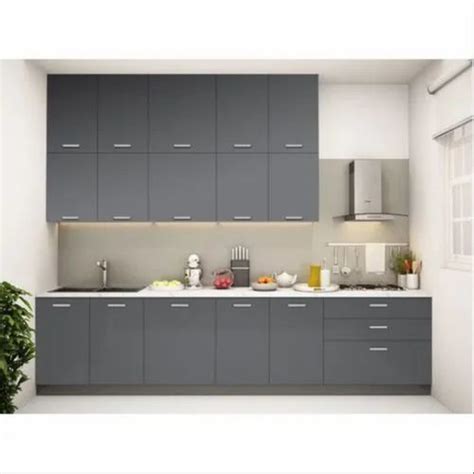 Straight Modular Kitchen Kitchen Cabinets At Rs 1200square Feet In