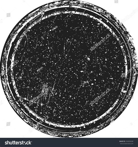 Vector Grunge Circle Rubber Stamp Texture Image Vectorielle De Stock