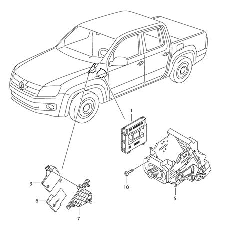 Volkswagen Amarok 2013 2017 Control Unit Bcm For Convenience