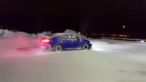2016 Subaru Wrx Snow Drift 4k Youtube