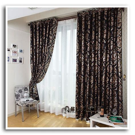 Popular Black Gold Curtains Buy Cheap Black Gold Curtains Lots