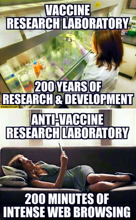 This is page is for sharing and finding perfect memes for people fighting against vaccines and educating on the dangers they. Vaccine research laboratory 200 years of research and ...