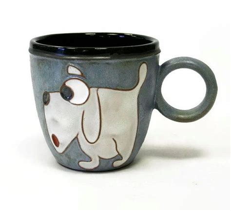 Mug Dog Ceramics And Pottery Ceramic Cup Ceramic Mug Etsy Ceramic