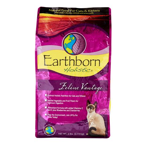 Overall catfooddb has reviewed 16 earthborn holistic cat food products. Earthborn Holistic Feline Vantage Natural Adult Dry Cat ...