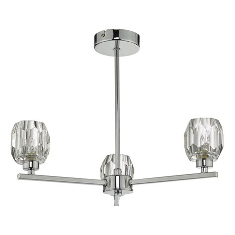 1 x 3.5w max led. Ceiling Lights, Semi Flush | Idina 3 Light Semi Flush ...