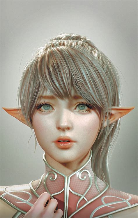 Artstation Lineageelf S Kunk Elf Art Fantasy Character Design