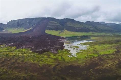 A Landslide Occurred In Hítardalur West Iceland On Saturday Measuring