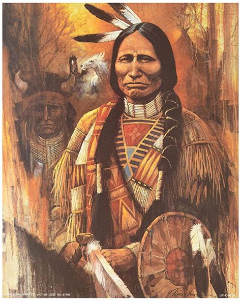 5 Native American Indian Art Prints Chief Western Decor Poster Amazon