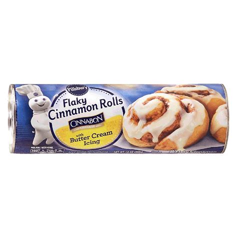 Pillsbury 8 Flaky Cinnamon Rolls Made With Cinnabon Cinnamon Wit13oz