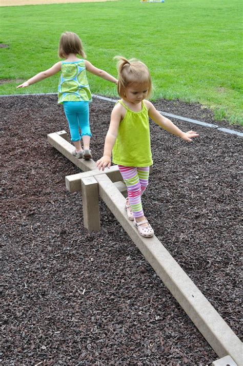 Tri Level Balance Beam Kids Outdoor Play Diy Playground Backyard