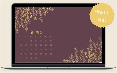 2021 Desktop Calendar Wallpapers Monthly Calendar Laptop Wallpapers