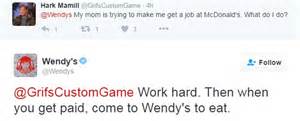 With hundreds of thousands followers each on twitter, they both bring the. Wendy's Twitter account fires off witty comebacks for the ...