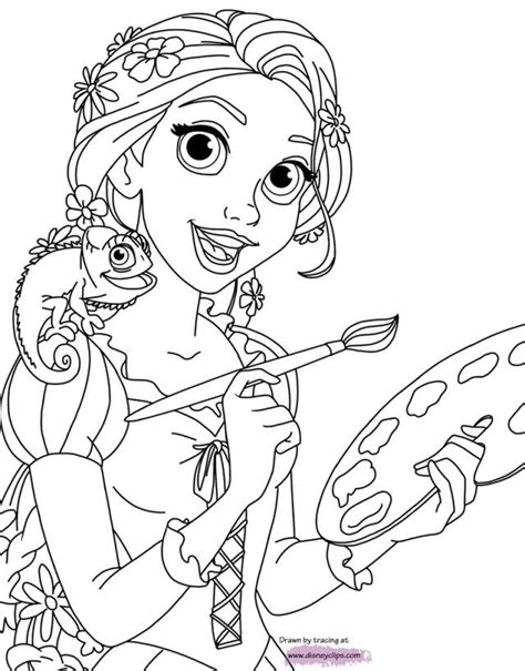 Pretty Image Of Rapunzel Coloring Pages Rapunzel Coloring Pages Disneys Tangled Coloring