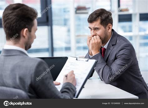 Businessmen At Job Interview — Stock Photo © Dmitrypoch 151249000