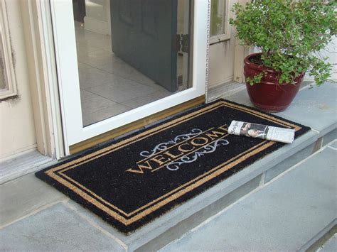 New Kempf Welcome Mat Heavy Duty Large Coir Doormat Front