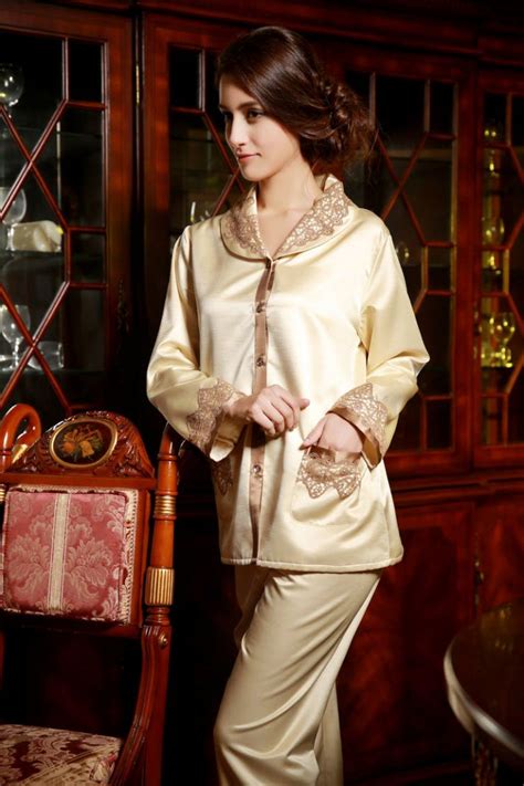 Pure 19mm Silk Luxury Ladies Brushed Extra Thick Pajamas Set 1835 Paradise Silk