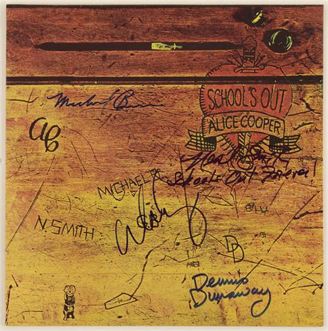 Lot Detail Alice Cooper Band Signed Schools Out Album