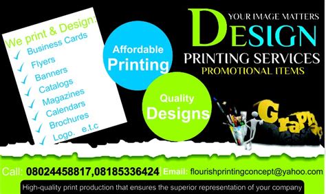 Quality Affordable Graphic Design And Printing Services Art