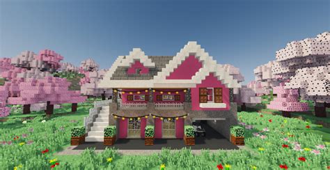 Cherry Blossom Grove Suburban House Biomes O Plenty [1 12 2 Modded] Minecraft Map
