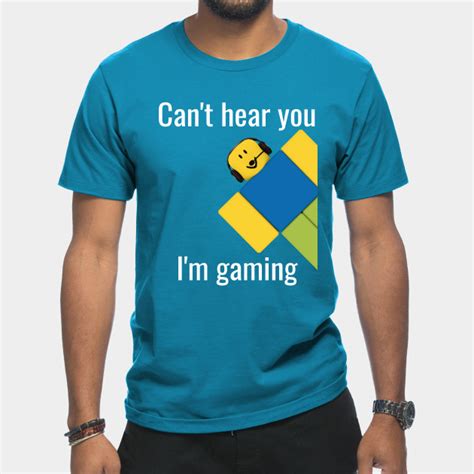 Roblox T Shirts Roblox Noob Cant Hear You Im Gaming Classic T Shirt