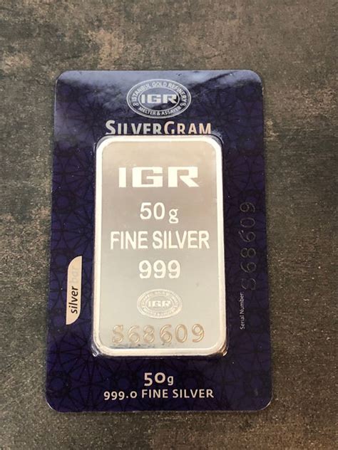 50 Gram Silver 999 Igr Sealcertificate Catawiki