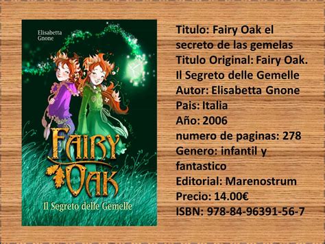 Reseña Fairy Oak El Secreto De Las Gemelas Elisabetta Gnone