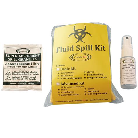 Buy Body Fluid Spill Kits Uk Absorb Vomit Urine And Blood Contain Er