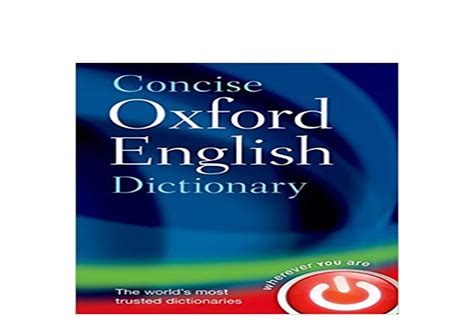As regards the applied method, acknowledged historical english dictionaries such as the middle english dictionary online (henceforth the med online) and the oxford english dictionary online (henceforth. Download Concise Oxford English Dictionary 12th Edition