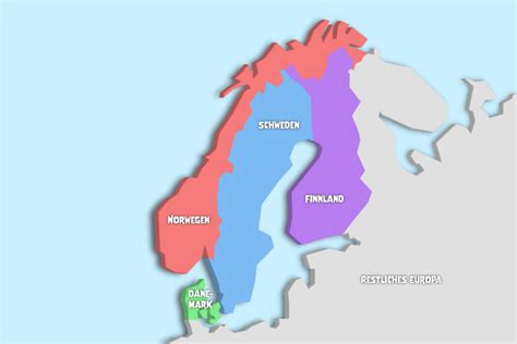 Skandinavien Und Alles über Seine Länder