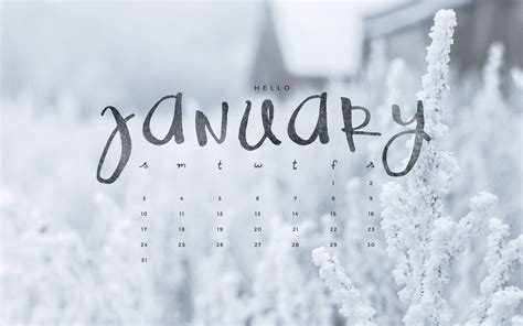Free January 2019 Desktop Calendar Deltapanama